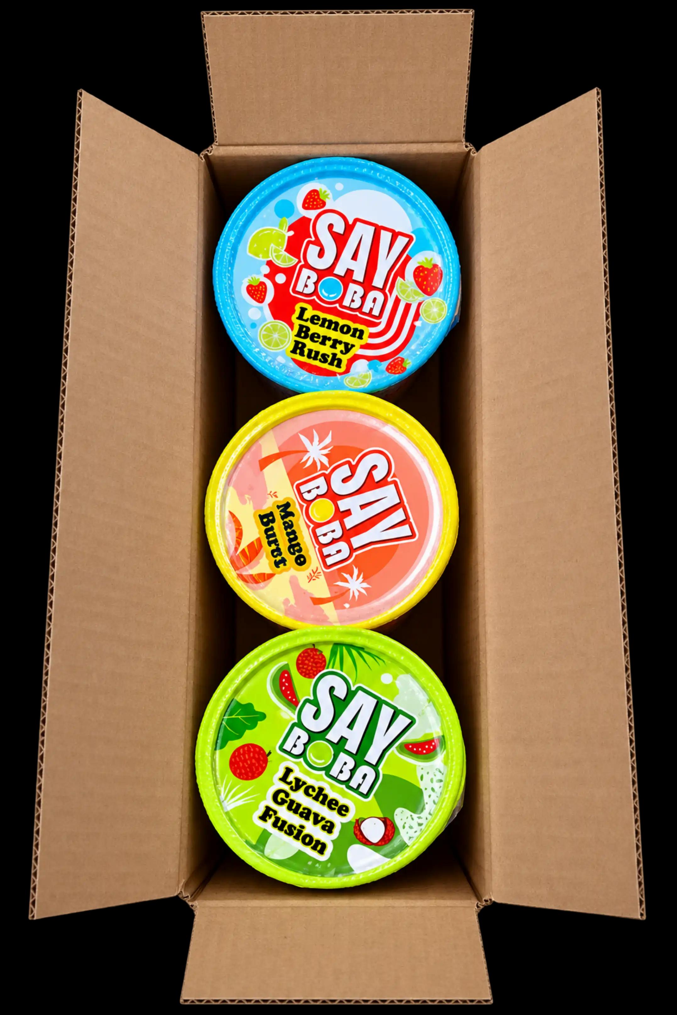 Say Boba 3-Cup Box